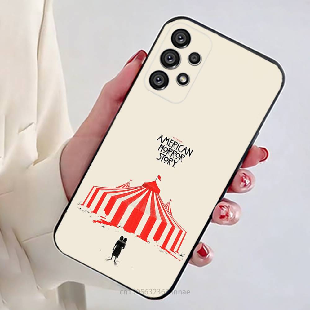 AHS American Horror Story Phone Case For Samsung Galaxy A13,21s,22,31,32,52,53,71,80,A91 Soft Black Shell