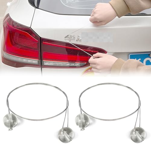 

Инструмент для снятия автомобильных эмблем, Лента для снятия эмблем, 2 штуки, Длина: приблизительно. 30см, Нецарапающий рычаг, Съемник эмблем, Средство для удаления наклеек с автомобиля, Практичный,