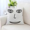 Creative Expression Pattern Pillowcase Car Ornaments Office Living Room Sofa Home Pillowcase