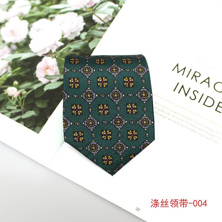 9cm Bedruckte Herrenkrawatte, Business Casual Britische Anzugkrawatte