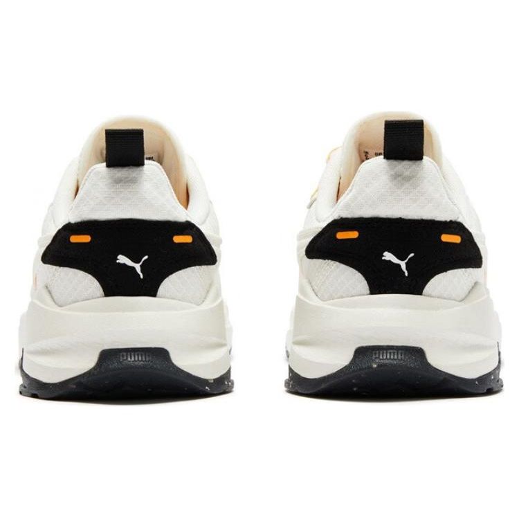 Puma Stride Fabric Synthetic Leather Mesh Retro Sports Low-Top Lifestyle Shoes Unisex sneaker White Orange 389424-01