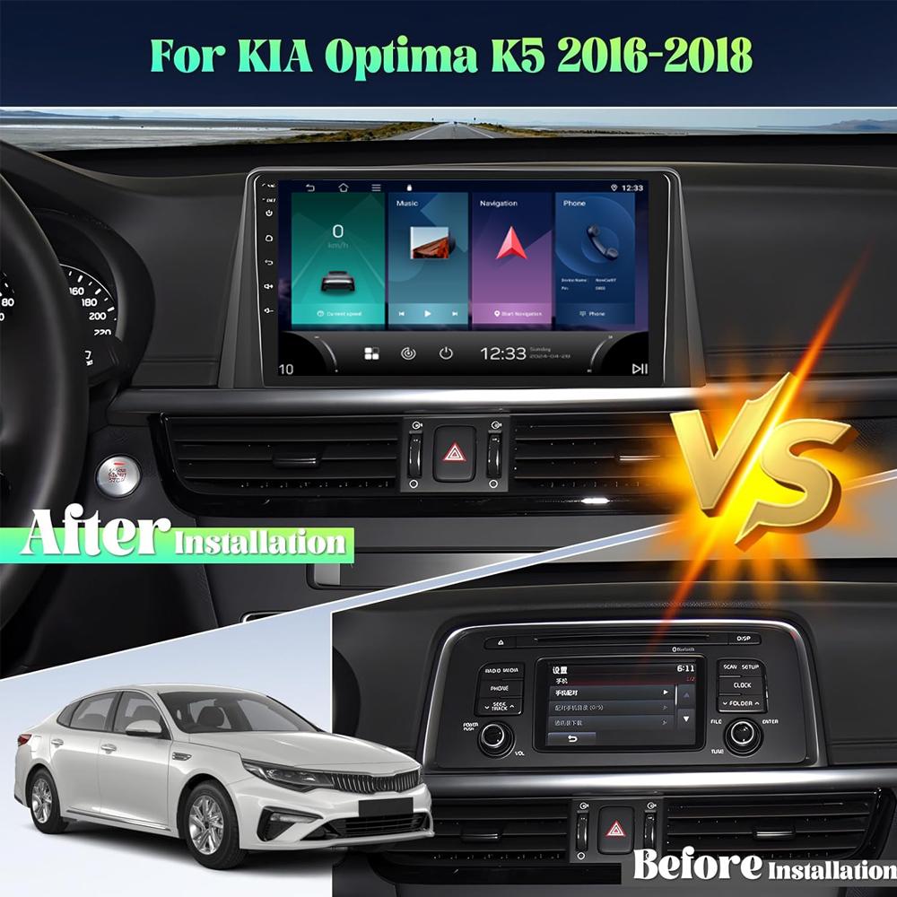 Car Radio Carplay For kia K5 Optima 2016 2017 2018  Navigation GPS Android Auto Multimedia Player Stereo Unit WiFi BT No 2din 4G