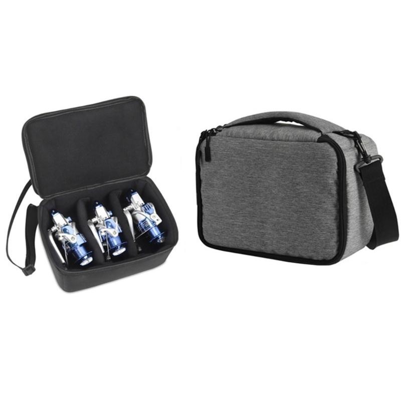 Internal Divider Reel Bag Case Splashproof Fishing Tackle Storage Case Protective Case Portable Carrying Bag
