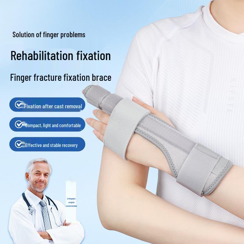 Handgelenkstütze mit Stahlplatte und herausnehmbaren Aluminium-Stützstäben