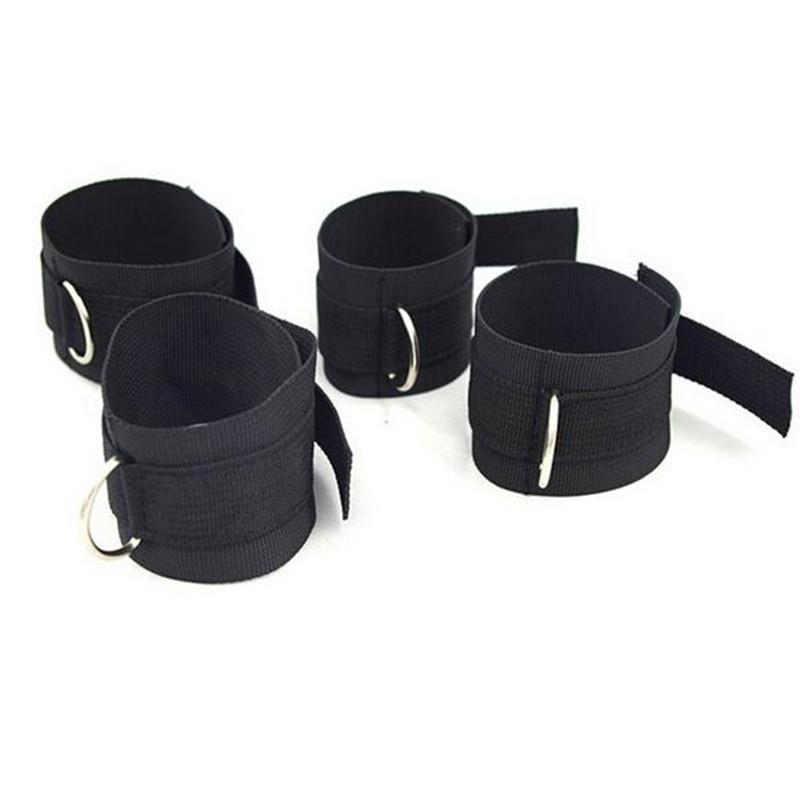 Pod postelí Bdsm Bondage Kotník Nylonové lano Fetiš Hry pro dospělé Pouta Sexuální hračky pro páry