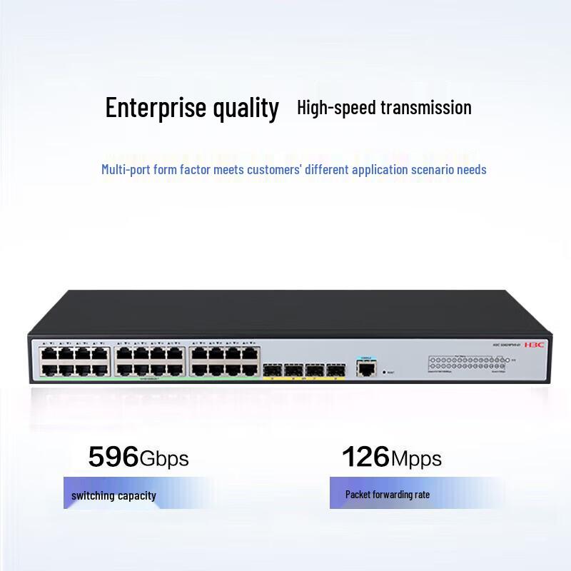

H3C S5024PV6-EI 24-Port L2 Gigabit Ethernet Switch