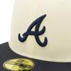 New Era 59FIFTY Cap MLB Atlanta Braves ATL Side Patch ONSPOTZ Exclusive and Gokyu Fifty 5950 Side Patch Straight Flat Visor Fashion Trends Popular