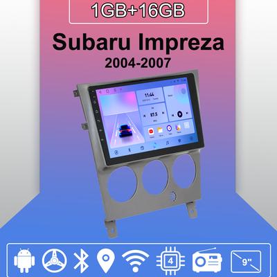 Car Radio Android Auto Carplay For Subaru Impreza 2004-2007 Multimedia Player Head Unit Stereo GPS Navigation BT WIFI 1+16GB