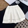 ZANZEA Women Summer Casual Elastic Waist Loose Crochet Shorts