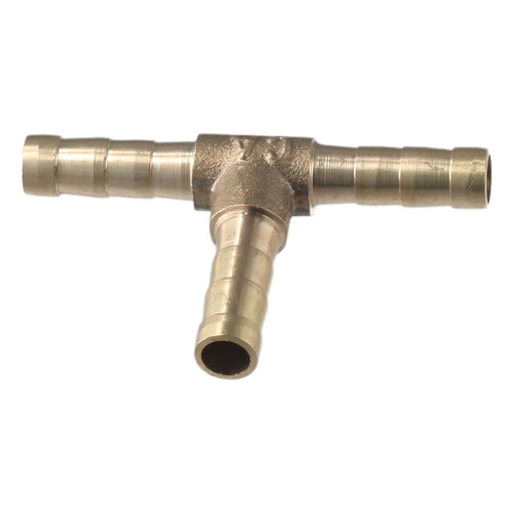 Mosadzná ostnatá spojka 6mm 8mm 10mm 12mm 16mm ostnatý T-kusový konektor tvarovka Vzduch Plyn Voda Palivo