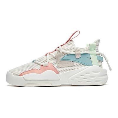 Badass 6 Slip Resistant Shock Absorbing Durable Low Top Sneakers Women Sneakers White Pink 122028086-2