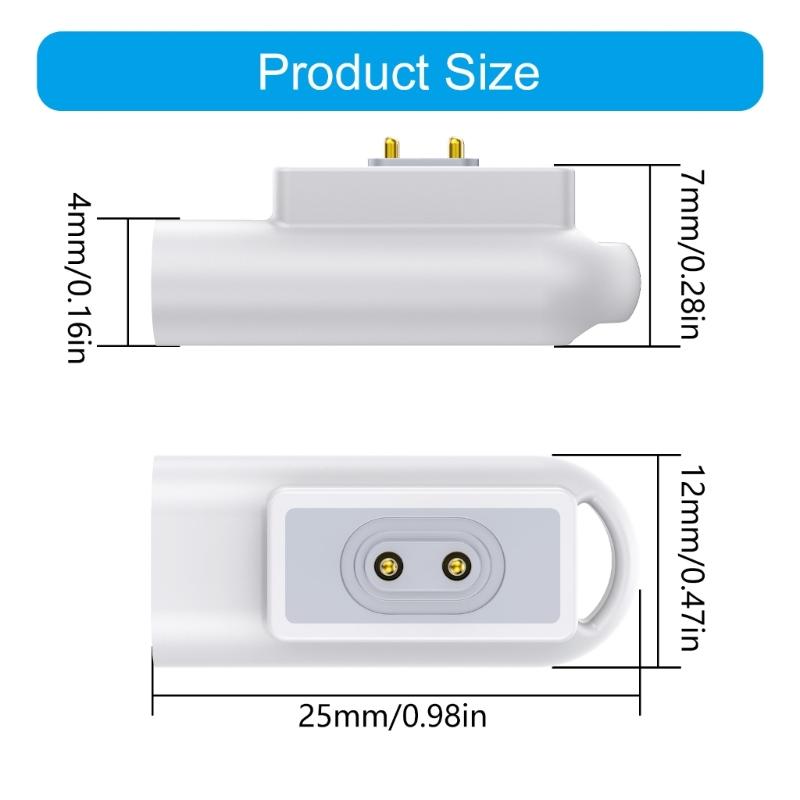 Easy Connection Travel Friendly Type C Magnetic Fast Charging Connector Adapter Head Suitable for Watch 4/3 Easy To Use