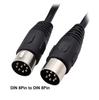 Rosebe DIN Male to Male MIDI DIN Speaker Cable MIDI Extension Cable DIN Signal Audio Connection Cable 8-Pin Connector, 8-Pin 8-Pin Cable, 8-Pin