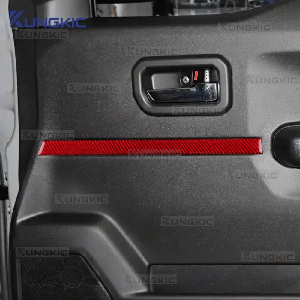 Carbon Fiber Style Interior Door Sticker for Suzuki Jimny JB74 JB64 2019-2025 LHD RHD