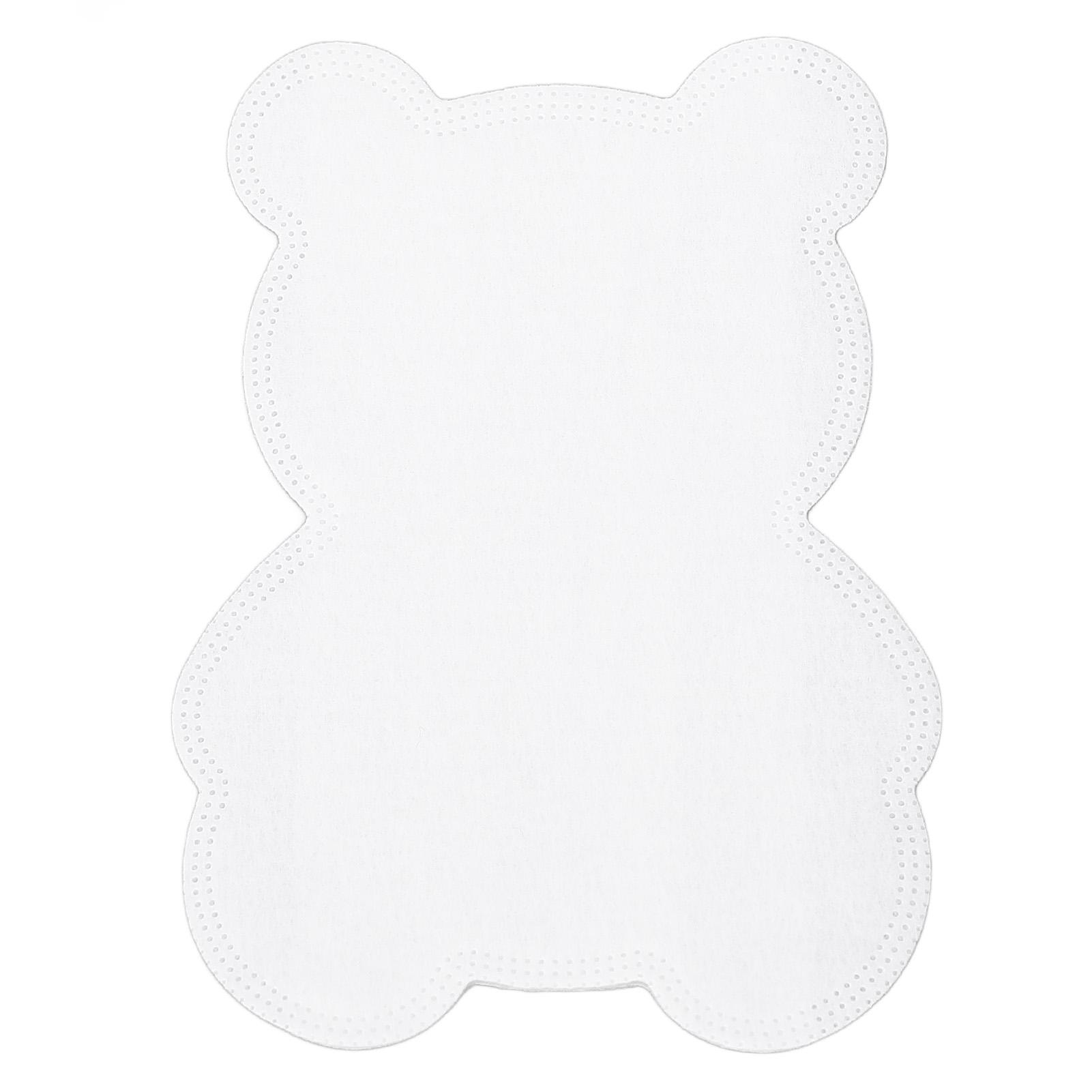 

50 шт. Пластырь от пота в виде мультяшного медведя, впитывающий пот под мышками, невидимый, не оставляющий следов