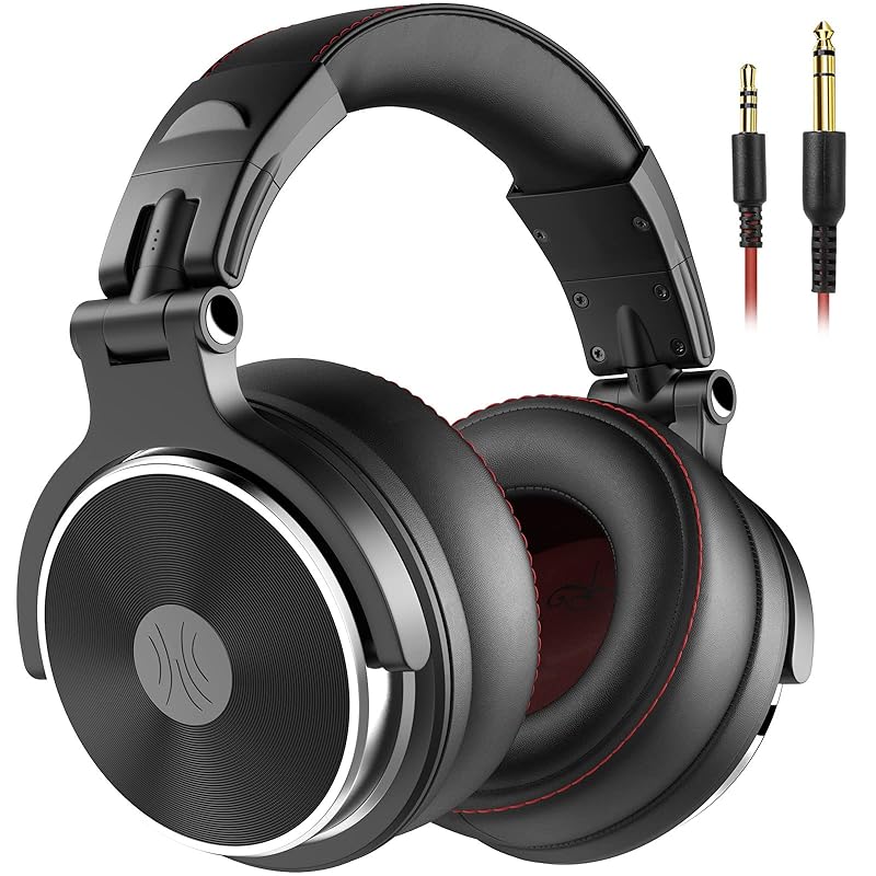 

OneOdio Pro50 high resolution headphone wired 50mm driver professional monitor headphones For DJ Closed type For studio/instrument practice/mixing/TV