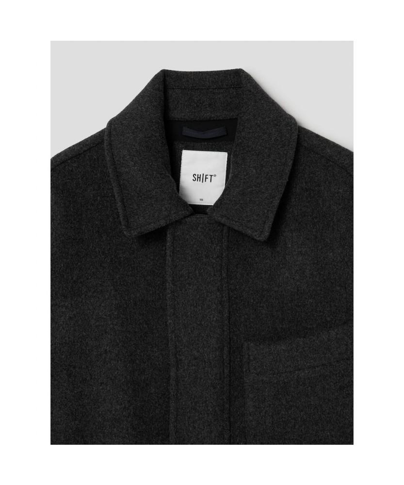 Shift.G Wool Blended Overfit Safari Ash