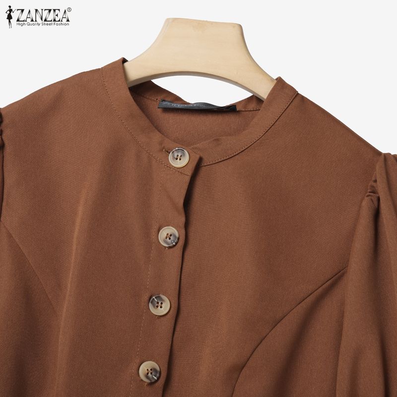 ZANZEA Women Short Sleeve Cropped Tops and Wide Leg Pants Casual Two Piece Suit Sets