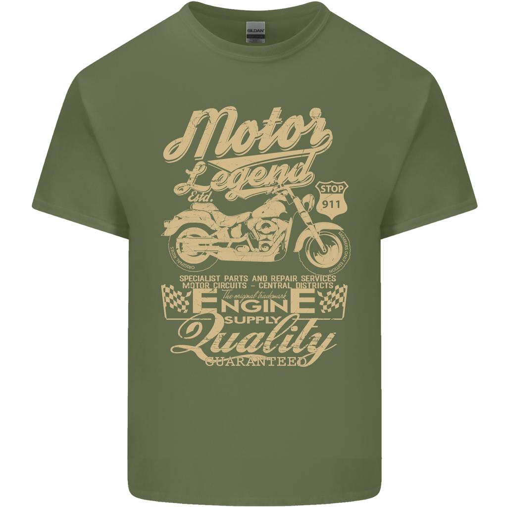 Motor Legend Biker Motorbike Motorcycle Unisexs Light Cotton TShirt