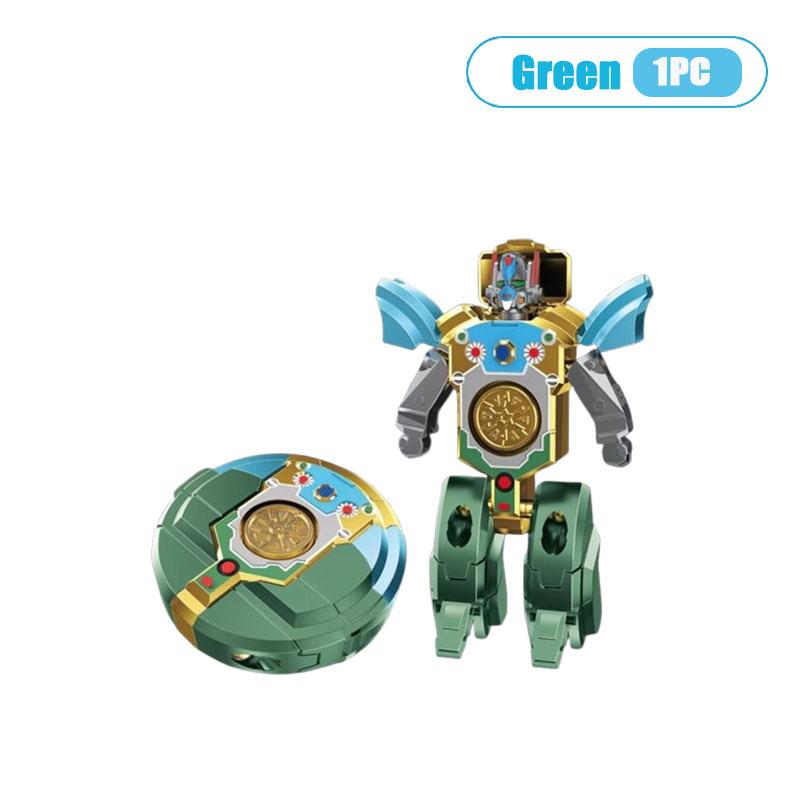 Transforming Robot Fidget Spinner 2-In-1 Decompression Toy Creative Finger Gyro Stress Relief Gift For Boys Kids