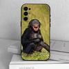 Funny Cute Monkeys  Phone Case For Samsung S25,S24,S21,S22,S23,S30,Ultra,S20,Plus,Fe,Soft Silicone Black Cover