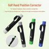 Beginner Golf Hand Grip Corrector - Double Hole Plastic Trainer