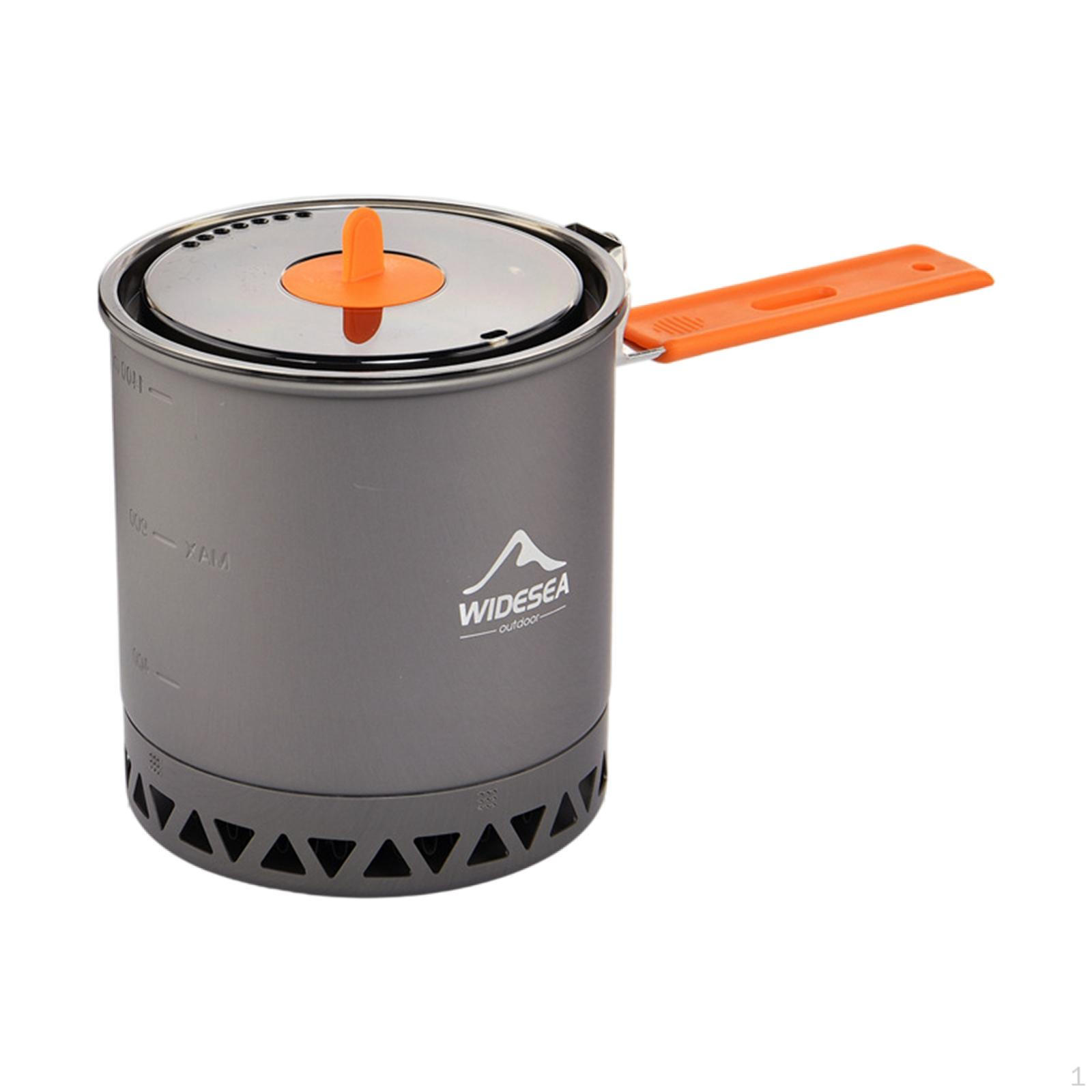 Camping Cooking Pot Outdoor Camp Liter Lightweight Backpacking Hiking - Outstanding Times & Heat Exchanger Pot