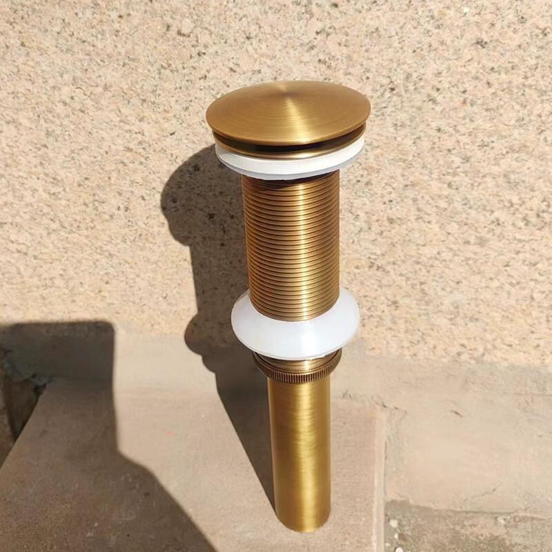 TLXT Copper Basin Drainer with Extended Thread