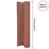 VidaXL Garden Fence Double-Sided Veranda Blind Garden Barrier Sunshade Windbreak Outdoor Backyard 317164