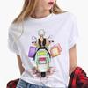 Fashion Loose White Short-sleeved T-shirt Woman  Harajuku  Women Clothes