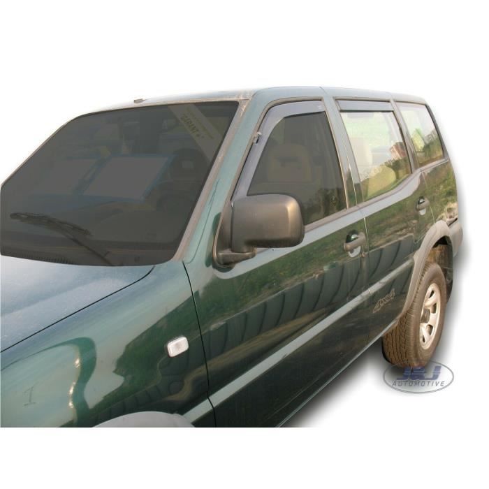 | Deflecteurs d'Air Déflecteurs De Vent Compatible Avec Nissan Terrano II 5 Portes 1993-2004 4 Pièces