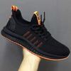 True flying woven trendy shoes, simple and trendy men's sports and leisure running, lazy shoes men's 2025 direct foreign trade models