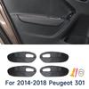 Leather Door Armrest Panel Upgrade for 2014-2018 Peugeot 301