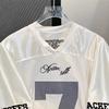 Men Number 7 Embroidered Mesh Football Jersey Oversized Short Sleeve T Shirt