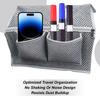 Behind Seat Car Organizer Multifunctional Large Capacity Back Seat Organizer Mesh For Phone Pen Water Bottles Snacks Trailer RV