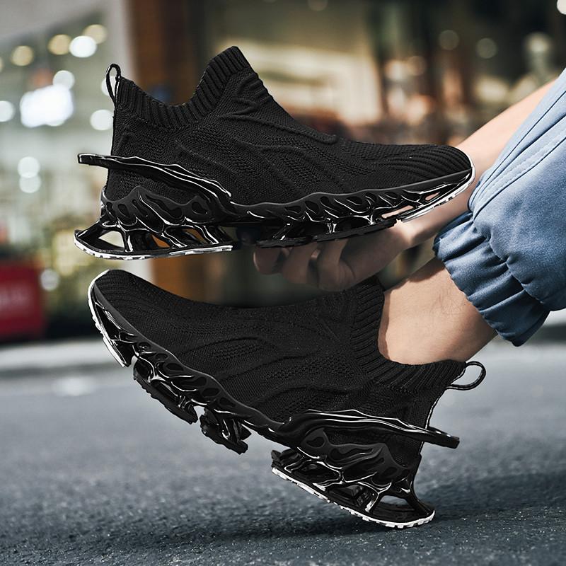 Hot Selling Autumn Lace Up Mens Sports Shoes Comforta Soft Support Running Shoes Flexible Outdoor Foot Protection Walking Shoes