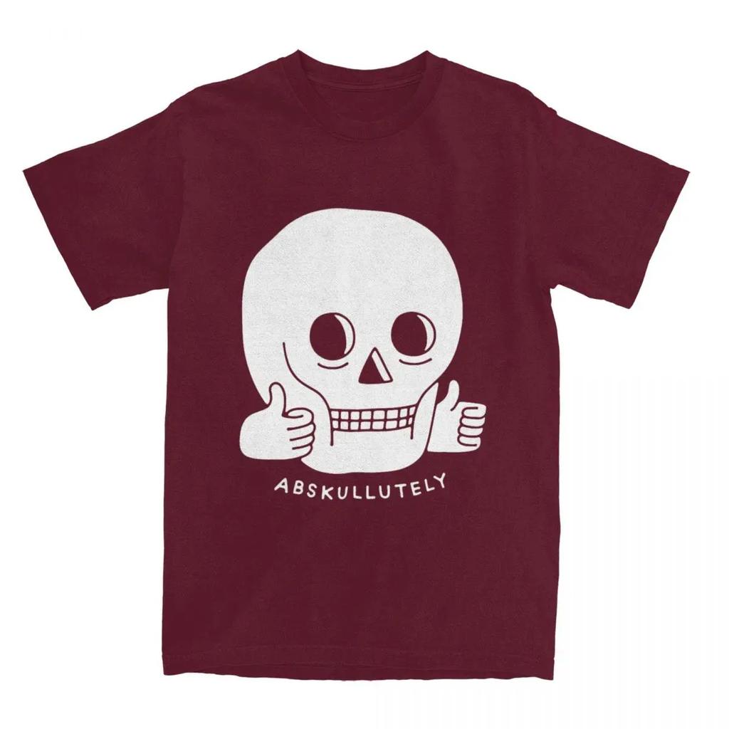 Funny Skull Shirt Apparel Men Women's Cotton Funny Spooky Skeleton Bones Tees Short Sleeve Tops Gift Idea