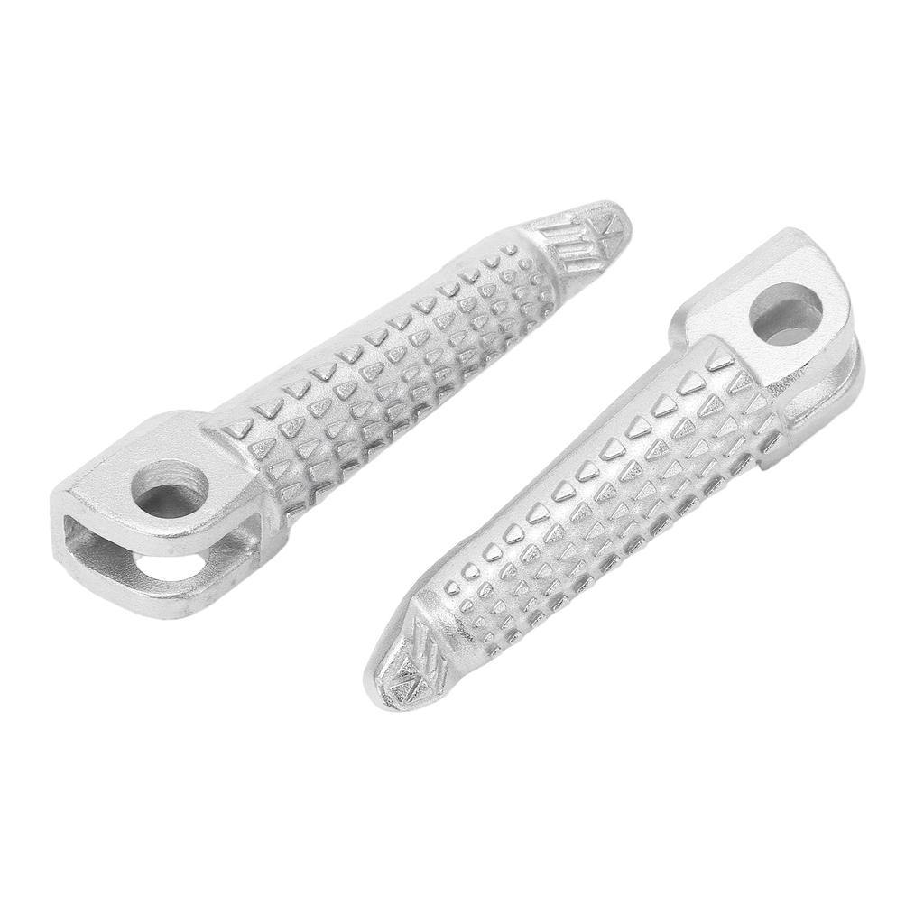 2pcs Front Footrest Metal Motorcycle Foot Pedal Replacement for Ninja ZX10R Z1000 ZX636 Z1000SX