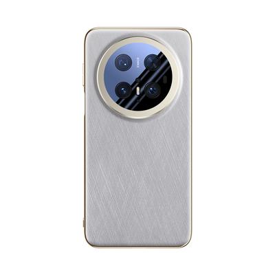 Suitable for Huawei Mate70pro Mobile Phone Case Magnetic Sucking Huawei Lens Full-package Anti-fall M70 Electroplating Business Leather Case