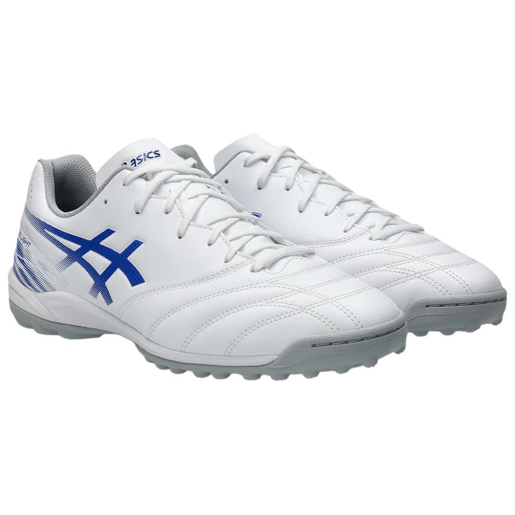 Asics Ds Light Club TF Turf Soccer Shoes Unisex White Blue 1103A123-100