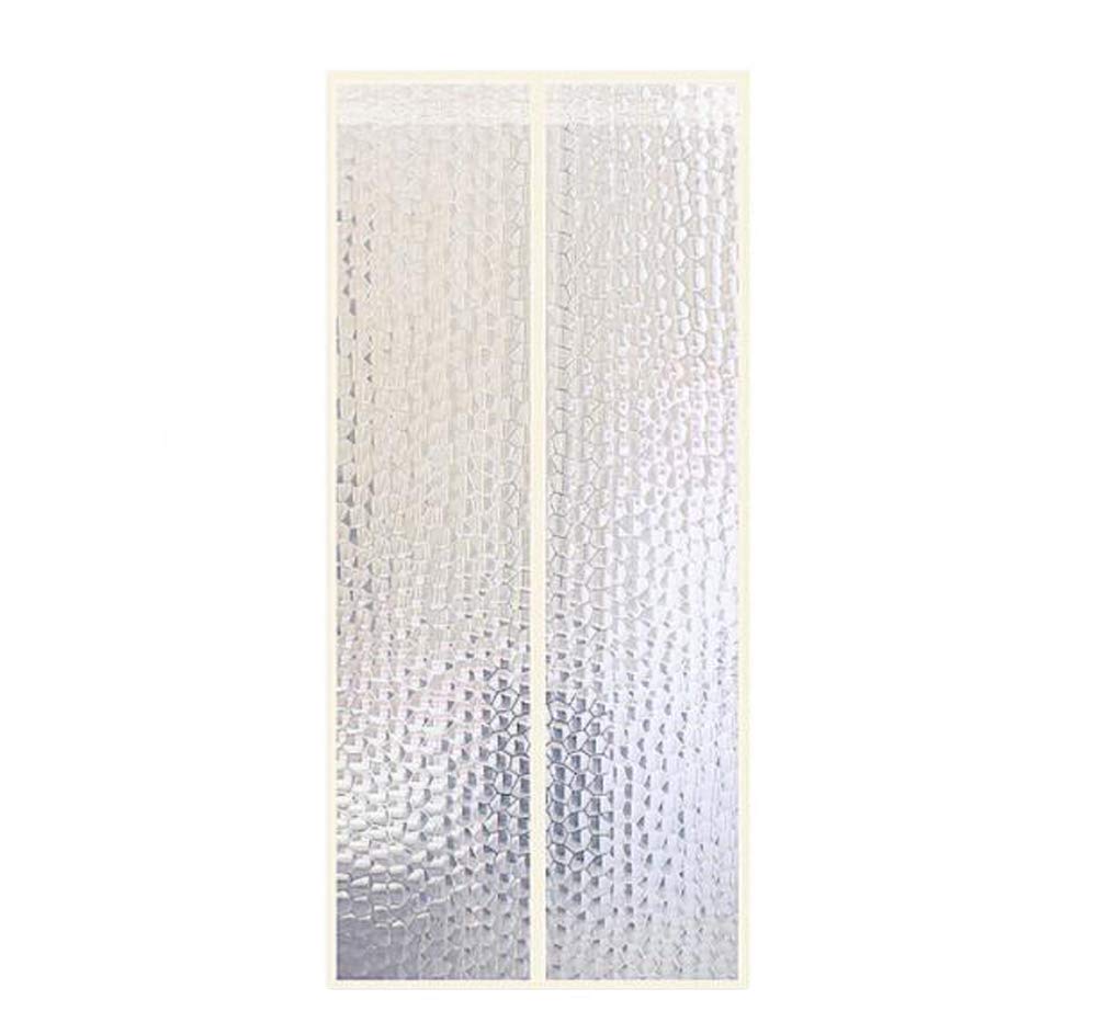 

HJ Room Divider Automatic Magnetic Windproof Screen Door Insect Improves Heating and Cooling Energy Easy Light Beige Curtain, Curtain, Curtain,