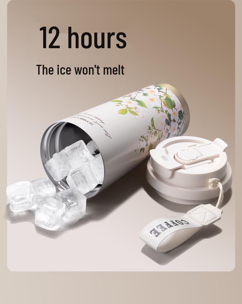 Lily of the Valley High-End Insulated Coffee Travel Mug