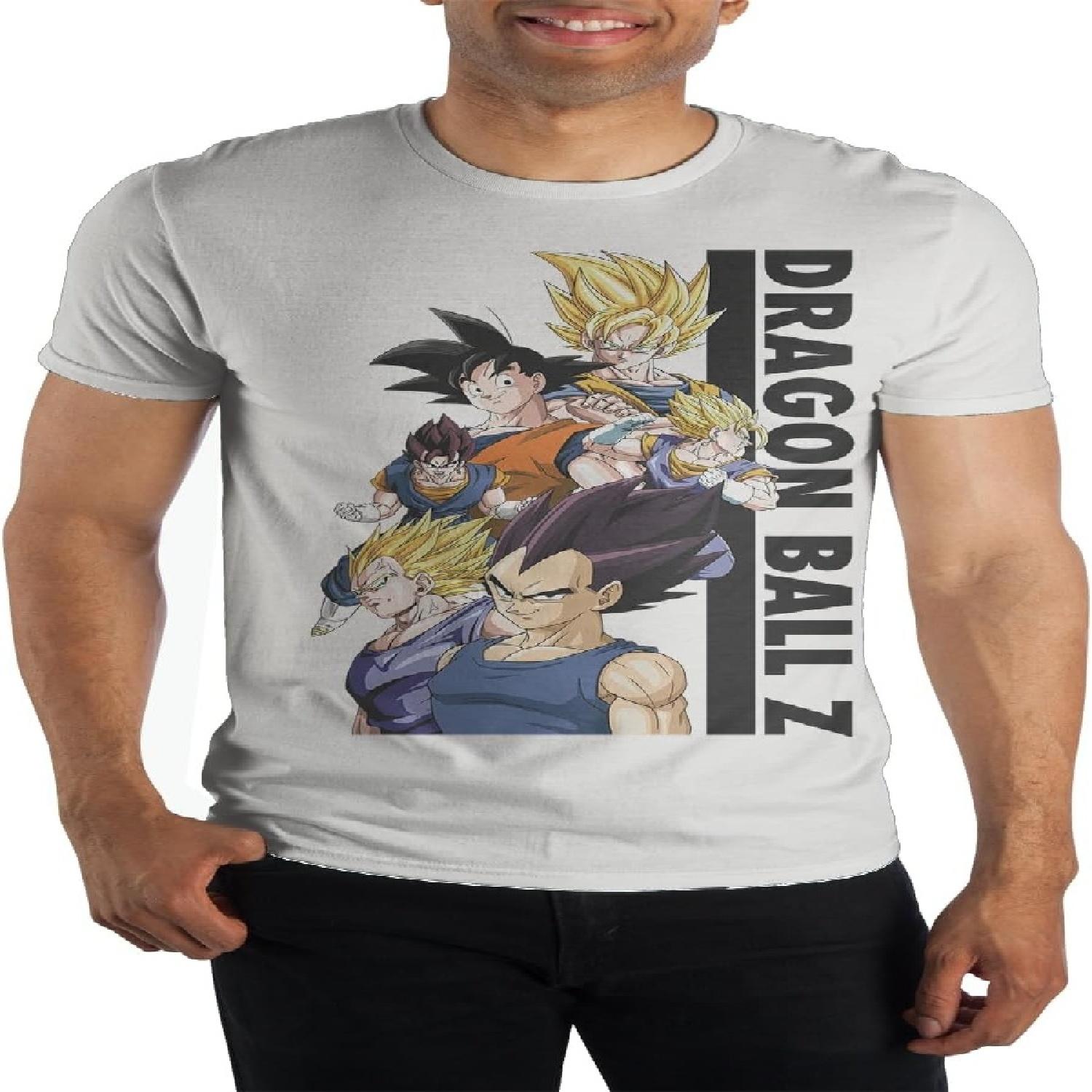 Dragon Ball Z Character Collage White T-Shirt XXXXXL белый