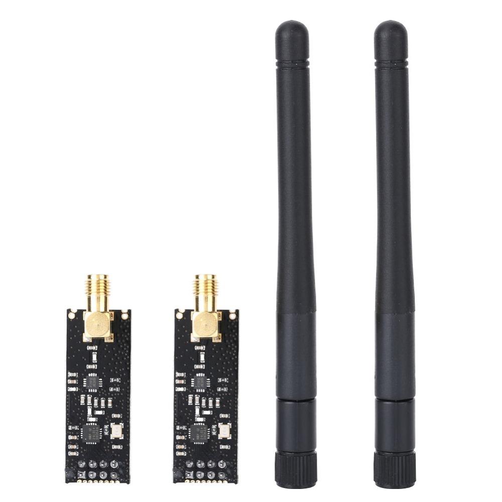 

2 PCS with SMA Antenna Transceiver Communication Module 1100m Communication Unit IoT Projects