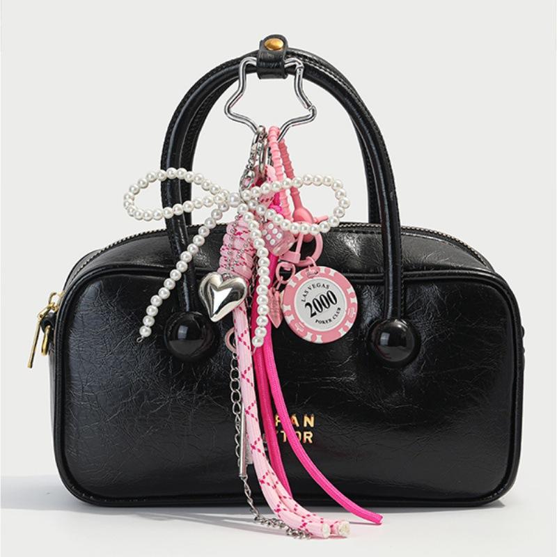 Herzförmiger Anhänger, Schlüsselanhänger, Rucksackanhänger