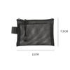 Nylon Mesh Cosmetic Bag ID Credit Card Holder Small Coin Purse Mini Zipper Pouch Mesh Storage Bags