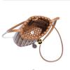 Leather woven bag, high-end hollow bag, mobile phone bag, one-shoulder crossbody bag