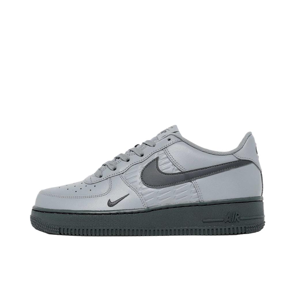 Nike Air Force 1 GS Cool Grey Anthracite Kids Sneakers IH4475-025