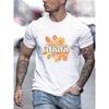 Printed Tee Shirts Man Breathable Cotton T Shirt Sport All-Match Clothing Crewneck Loose Short Sleeve