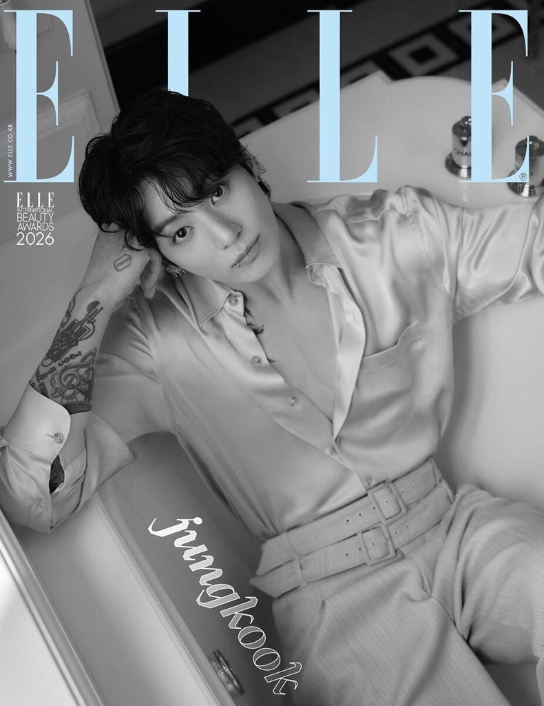 ELLE KOREA Cover BTS JUNGKOOK | Korean Fashion Magazine K-POP Collectible